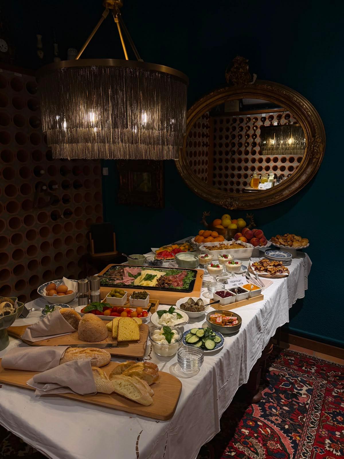 Breakfast at Villa Adora in Bled